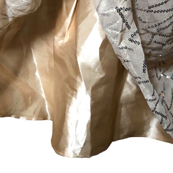 Jessica McClintock Dress Size 7 HOCO Sparkle MIDI Party Feminine Coquette 2000s - Picture 7 of 10